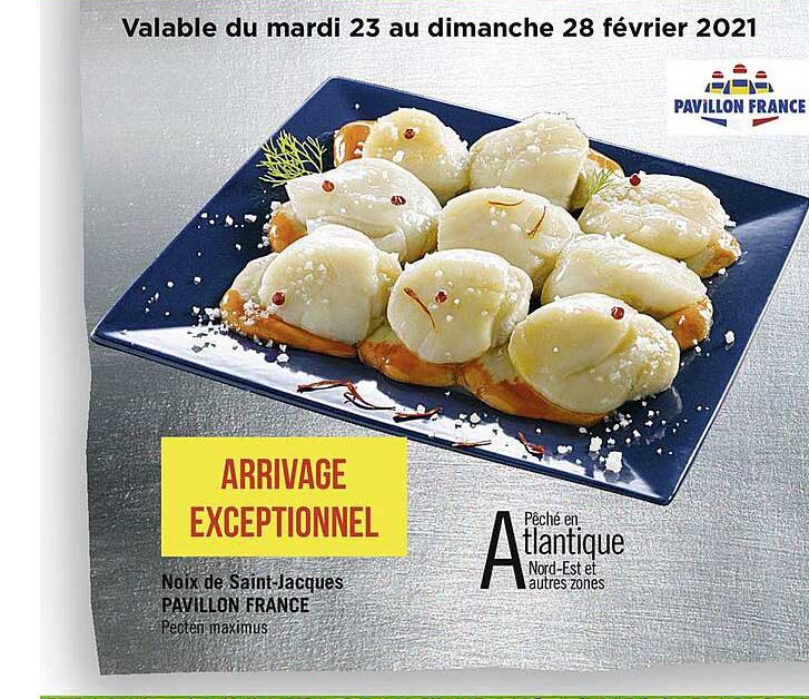 noix de saint-jacques pavillon france