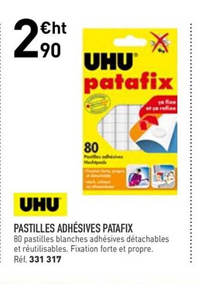 Pastilles Adhésives Patafix Uhu