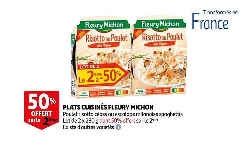 plats cuisinés fleury michon