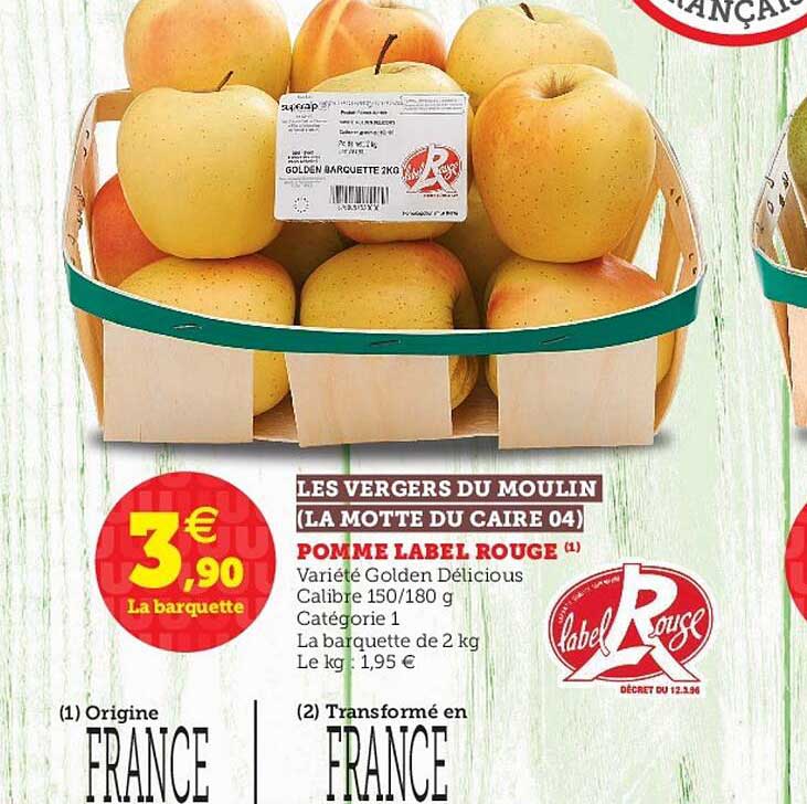 Pomme Label Rouge
