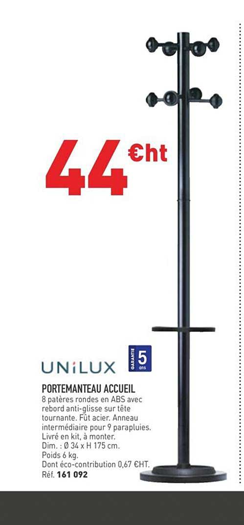 portemanteau accueil unilux