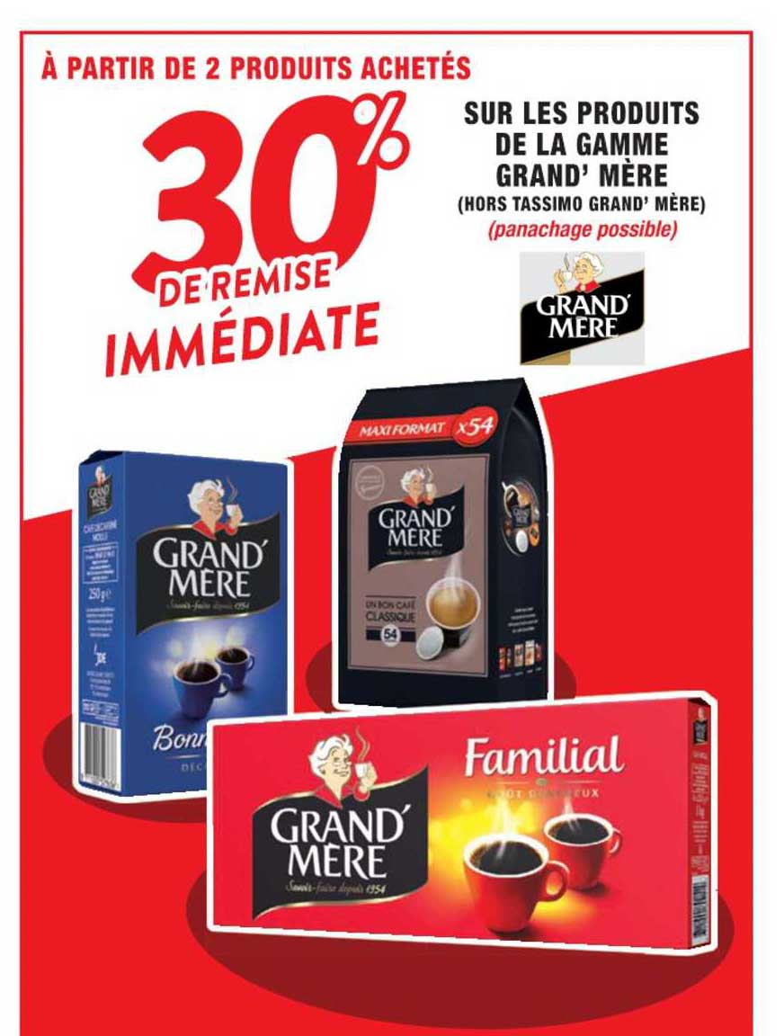 produits de la gamme grand' mère