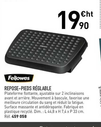 repose-pieds réglable fellowes