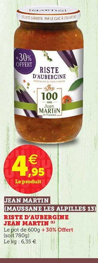 riste d'aubergine jean martin