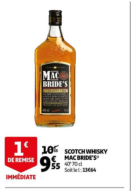 scotch whisky mac bride's