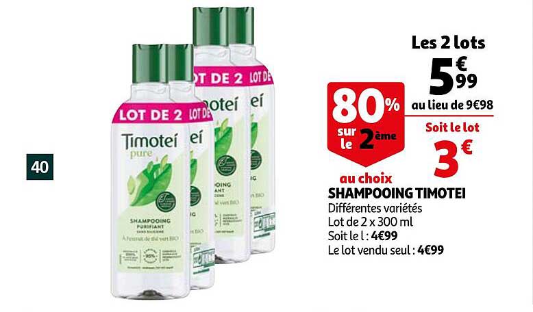 Shampooing Timotei