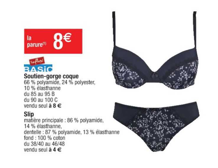 Soutien-gorge Coque Influx Basic , Slip