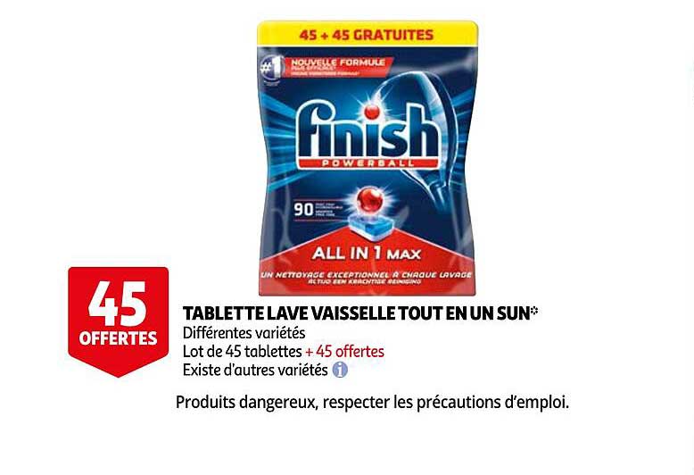 tablette lave vaisselle tout en un sun