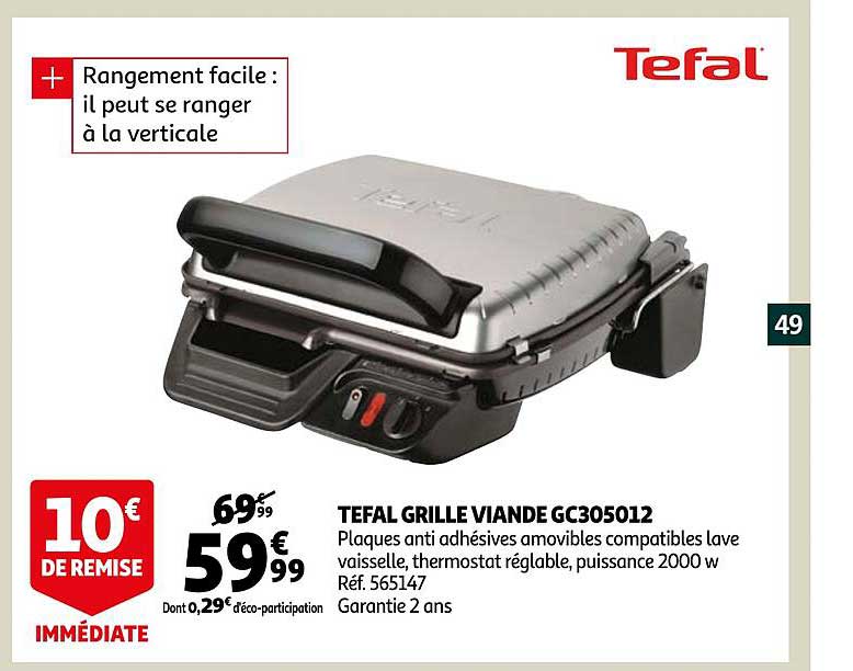 Tefal Grille Viande Gc305012