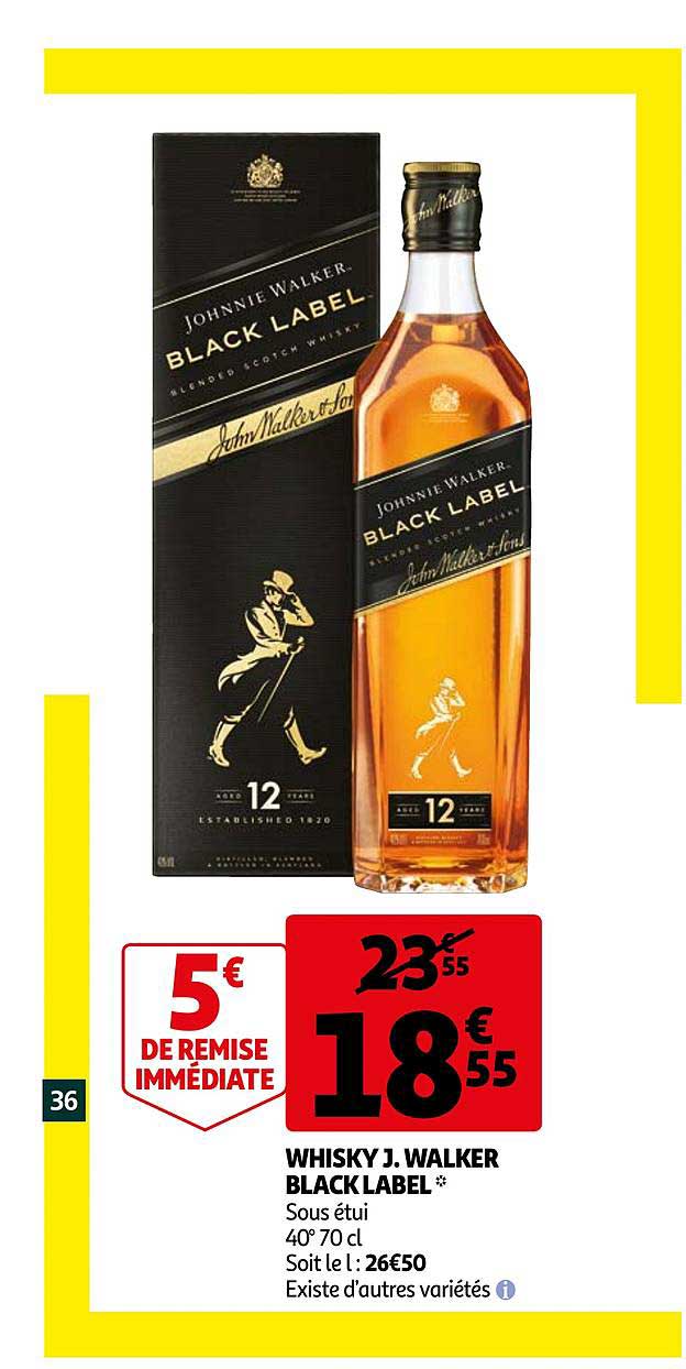 whisky j. walker black label