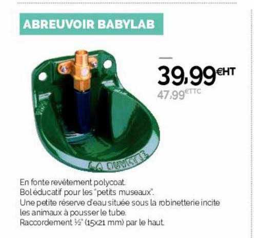 Abreuvoir Babylab