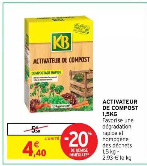 activateur de compost 1,5 kg