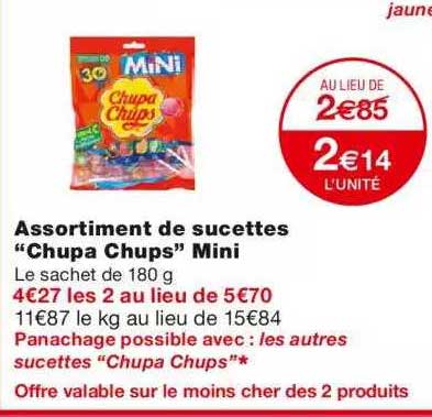 Assortiment De Sucettes "chupa Chups" Mini