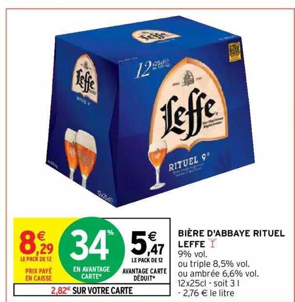 Bière D'abbaye Rituel Leffe
