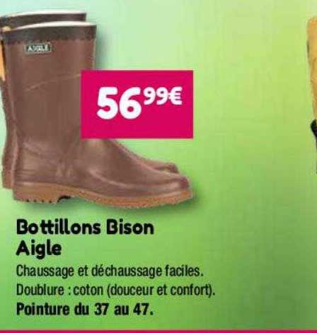 bottillons bison aigle