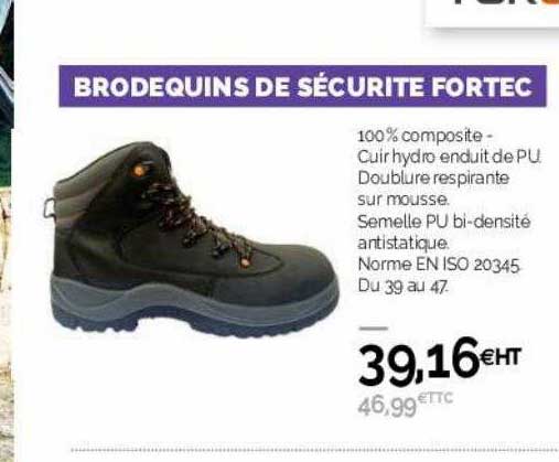 Brodequins De Sécurité Fortec