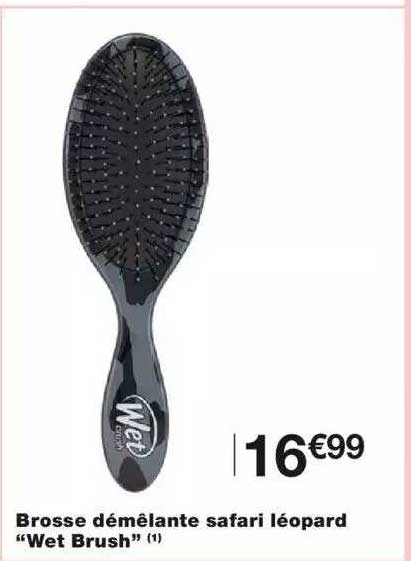 brosse démêlante safari léopard "wet brush"