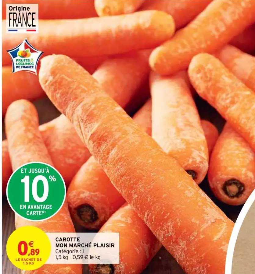 carotte mon marché plaisir