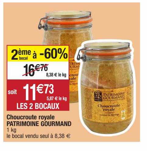 Choucroute Royale Patrimoine Gourmand