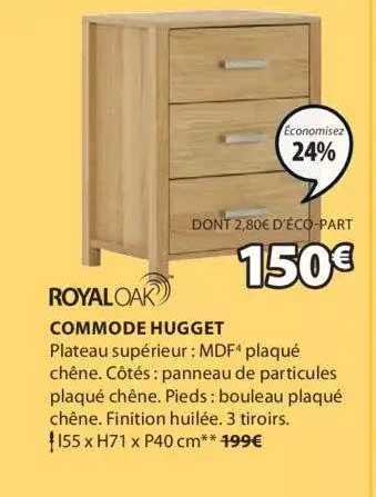 commode hugget royal oak
