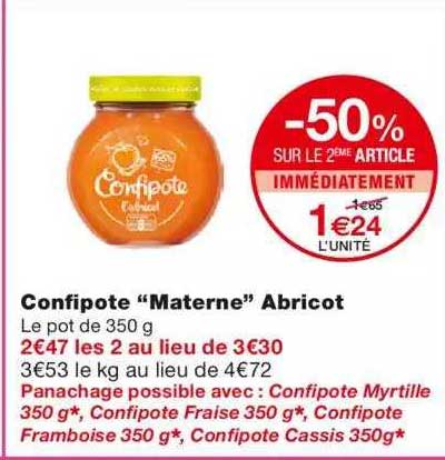 Confipote "materne" Abricot