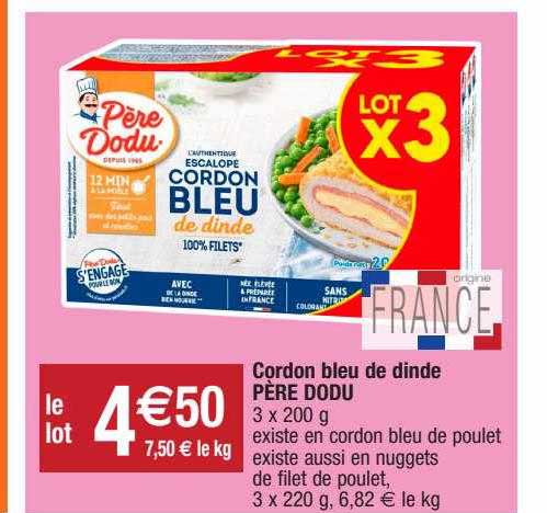 Cordon Bleu De Dinde Père Dodu