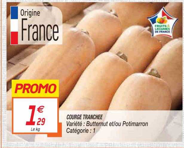 courge tranchée butternut et-ou potimarron