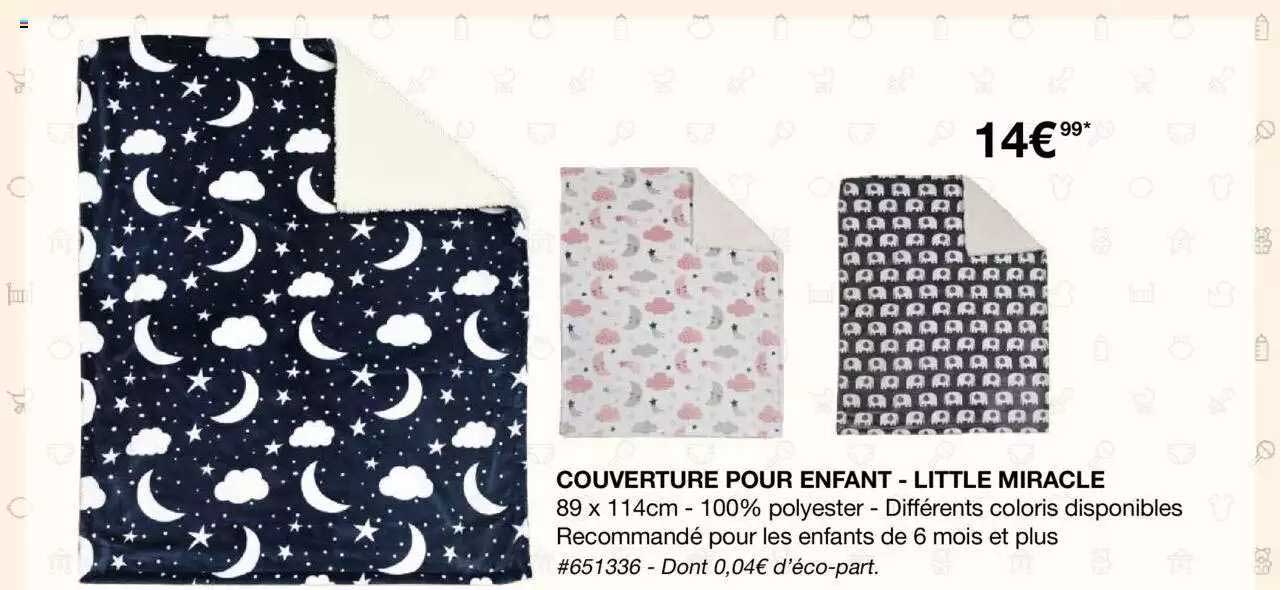 Couverture Pour Enfant - Little Miracle