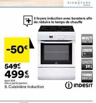 Cuisinière Induction Indesit