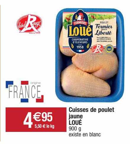 Cuisses De Poulet Jaune Loué