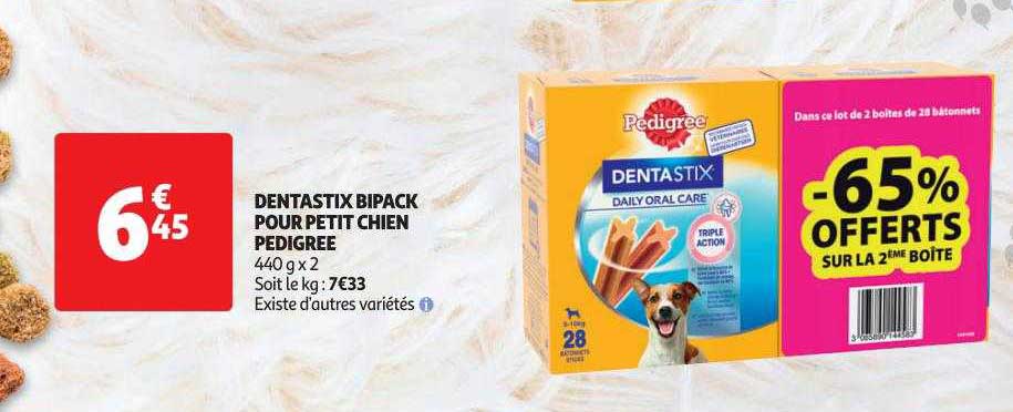 dentastix bipack pour petit chien pedigree