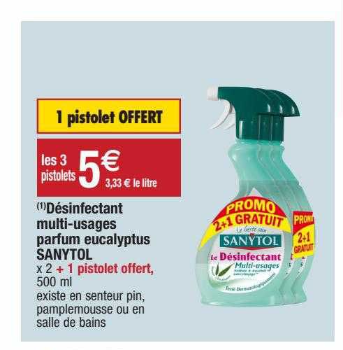 désinfectant multi-usages parfum eucalyptus sanytol