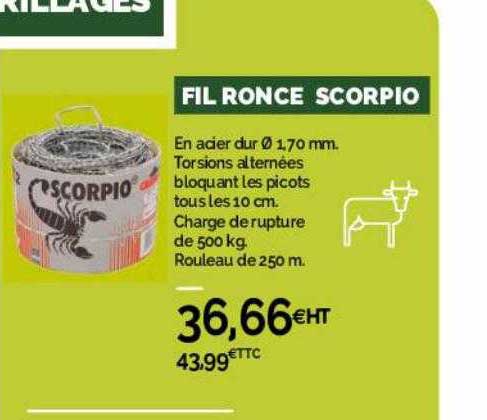 fil ronce scorpio