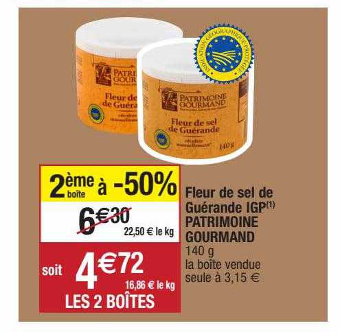 Fleur De Sel De Guérande Igp Patrimoine Gourmand