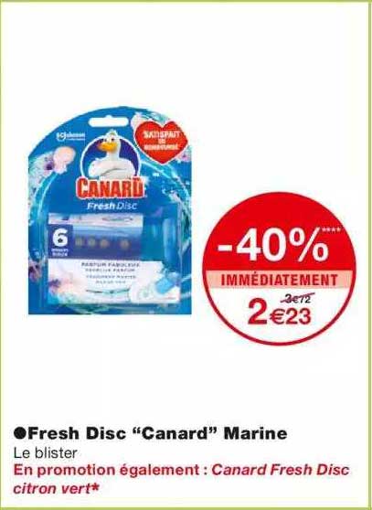 fresh disc "canard" marine