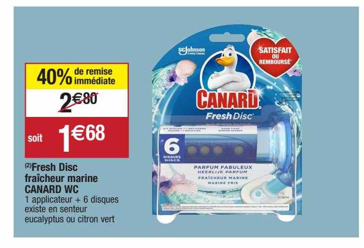 Fresh Disc Fraîcheur Marine Canard Wc