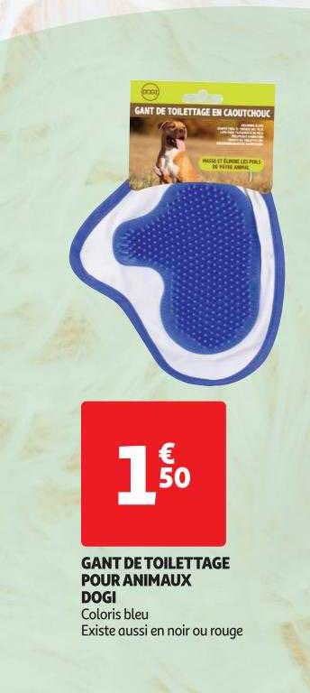 gant de toilettage pour animaux dogi