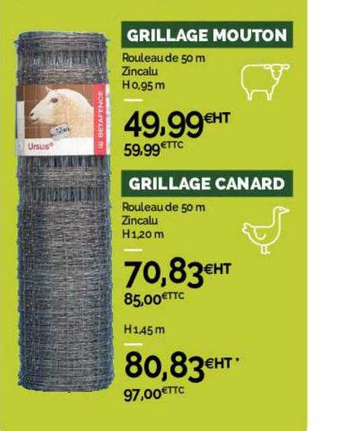 grillage mouton, grillage canard