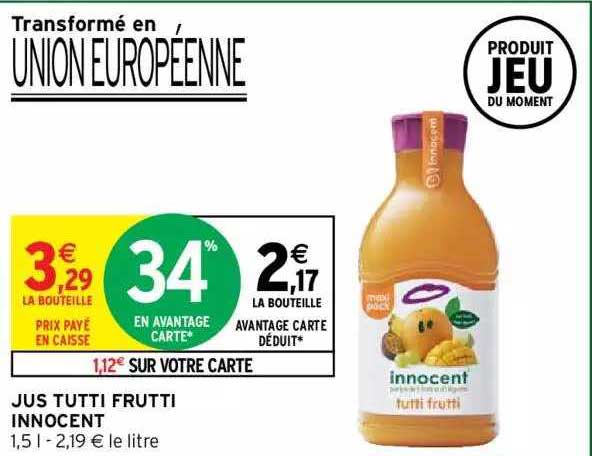 jus tutti frutti innocent