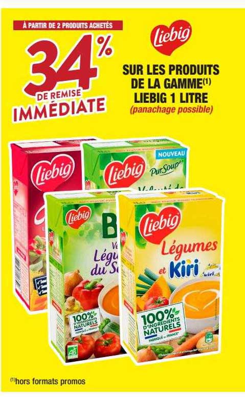 la gamme liebig 1 litre