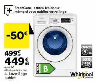 lave-linge hublot whirlpool