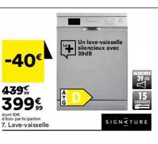 lave-vaisselle signature
