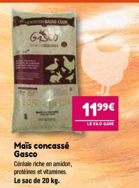 maïs concassé gasco