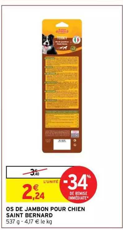 Os De Jambon Pour Chien Saint Bernard