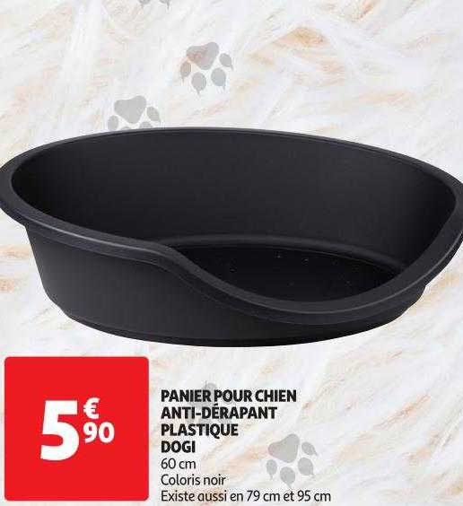 panier pour chien anti-dérapant plastique dogi