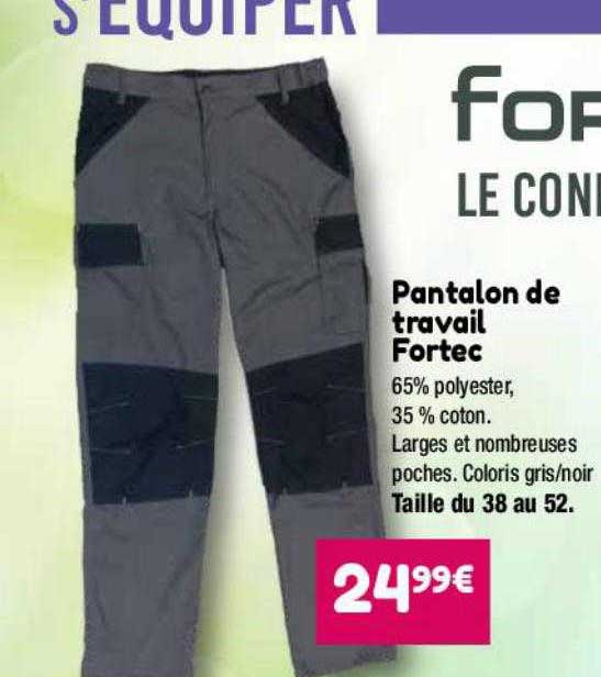 Pantalon De Travail Fortec