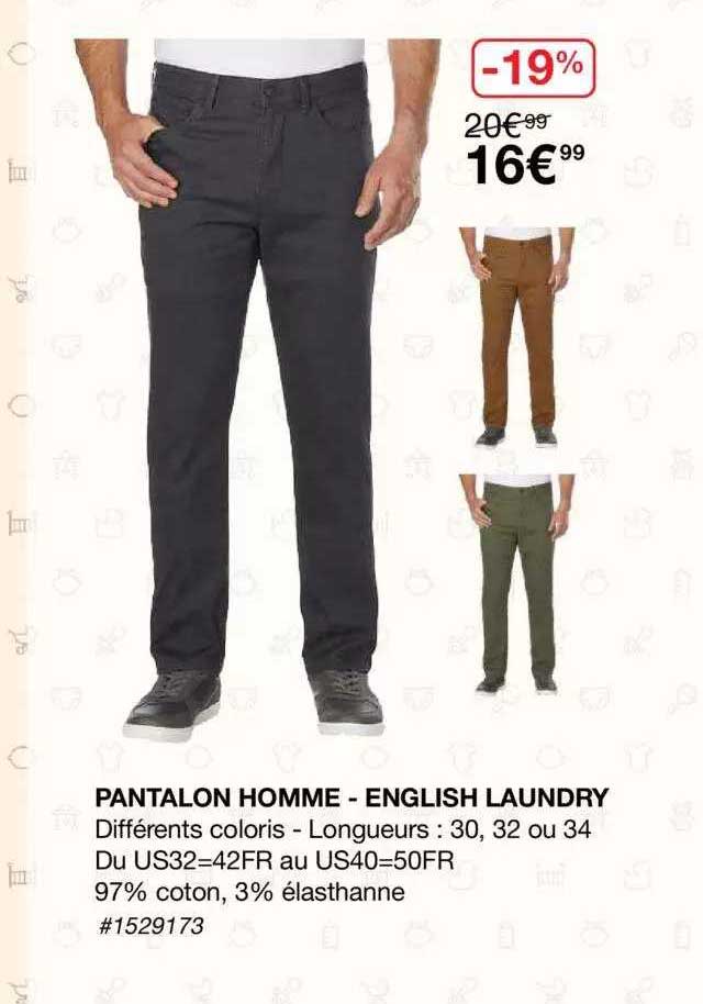 Pantalon Homme - English Laundry