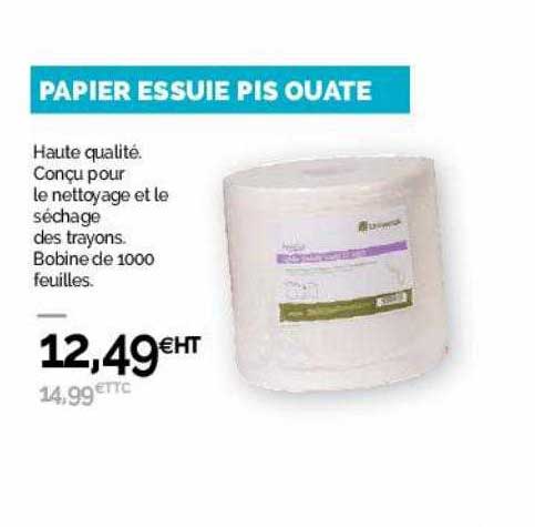 papier essuie pis ouate