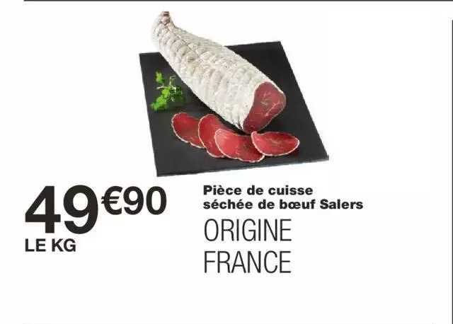 Pièce De Cuisine Séchée De Bœuf Salers