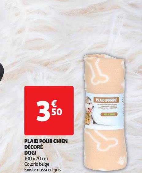 plaid pour chien décoré dogi